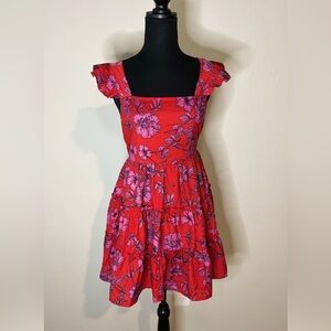 NWT B.O.G. Collective tiered floral dress